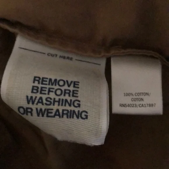 Old Navy Tan Hooded Long Button Down Utility Jacket - Picture 10 of 10